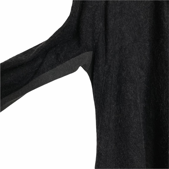 Peacock Blue Wool/Alpaca Blend Waterfall Cardigan - Picture 5 of 14